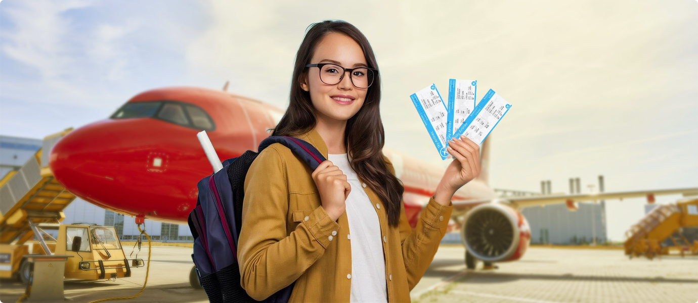 grabbing-student-discount-on-flights