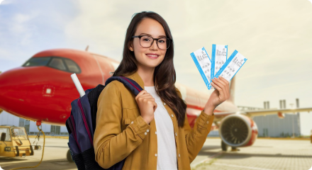 grabbing-student-discount-on-flights